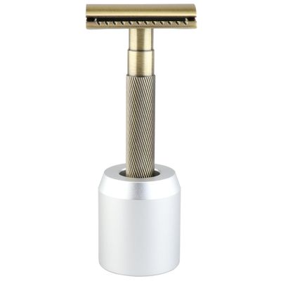 Classic Double Edge Safety Razor(Bronze) and Stand