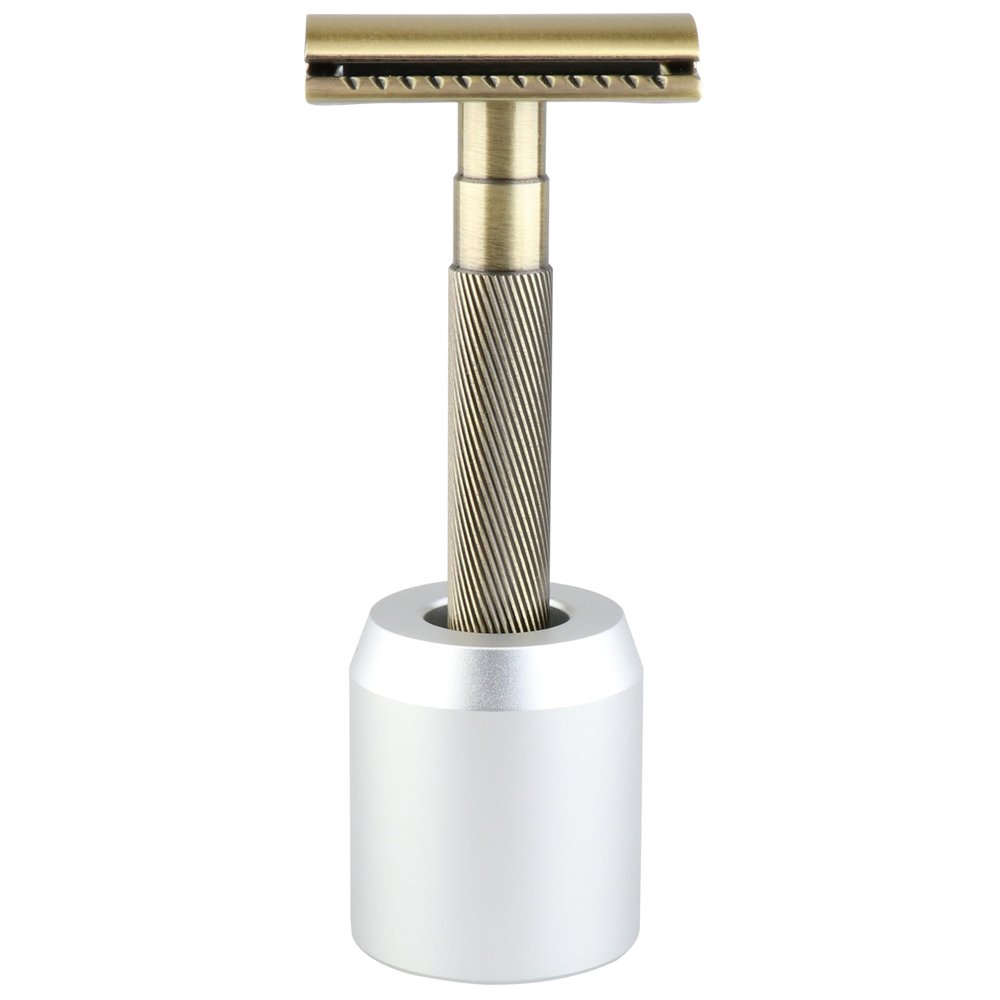 Classic Double Edge Safety Razor(Bronze) and Stand