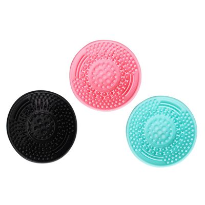 Mikinona 3pcs Makeup Brush Cleaning Pad Silicone Brush Cleaner Mat Reusable Cup