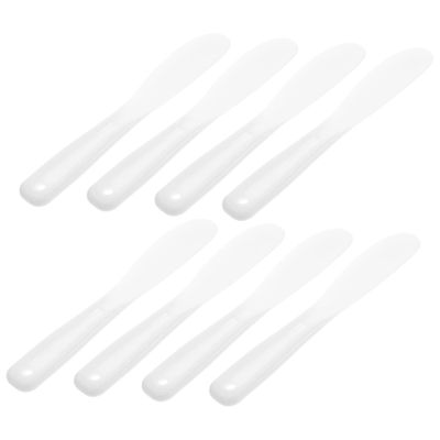 Didiseaon 10pcs Professional Beauty Salon Makeup Spatula Foundation Mixing Tool Face Mask Sticker Applicator Smooth Stirring Stick
