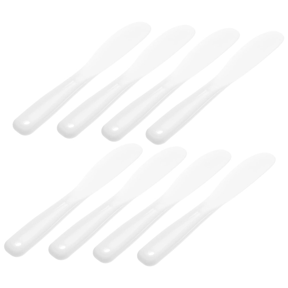 Didiseaon 10pcs Professional Beauty Salon Makeup Spatula Foundation Mixing Tool Face Mask Sticker Applicator Smooth Stirring Stick