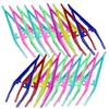 TOVINANNA 30pcs Disposable Eyebrow Tweezers Small Brow Clip for Women Plastic Tweezers for Trimming Portable and Easy to Use view 1