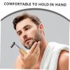 NOLITOY 4pcs Eco-friendly Bamboo Handle Razor Stainless Steel Shaving Blades Men Women Facial Razor view 3