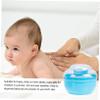 Baluue Body Powder Puff Box Set Household Infant Newborn Cornstarch Talcum Powder Storage view 2