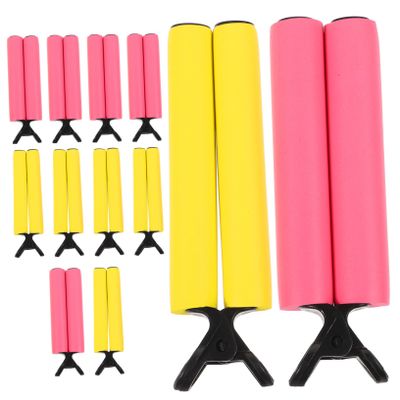 FOMIYES 12pcs Thermal Insulation Clip for Hairdressing Styling Tool for Perm Hair Rods Hair Salon Accessory