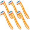 NOLITOY 6pcs Women Hair Removal for Arms Legs Intimate Areas Portable Trimmer Protective Cover for Smooth Precise Shaving Random Colors view 1