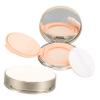 minkissy 2pcs Compact Case Foundation Full Coverage Mirror Portable Powder Container Cushion Puff Box view 1
