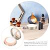 minkissy 2pcs Compact Case Foundation Full Coverage Mirror Portable Powder Container Cushion Puff Box view 2