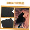 Healeved 3pcs Card Men Beard Shaping Tool Beard Sculpting Tool Facial Hairline Design Card for Men Barber Beard Shaper Beads for Hair Hairline Enhancing Card Black Pvc view 2