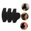 Healeved 3pcs Card Men Beard Shaping Tool Beard Sculpting Tool Facial Hairline Design Card for Men Barber Beard Shaper Beads for Hair Hairline Enhancing Card Black Pvc view 4