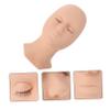 Baluue Silicone Mannequin Eyelash Extension Practice Head Mold Mannequin for Makeup Grafting Eyelash Mold Beauty Salon Tool view 2
