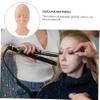 Baluue Silicone Mannequin Eyelash Extension Practice Head Mold Mannequin for Makeup Grafting Eyelash Mold Beauty Salon Tool view 3