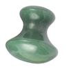 IWOWHERO 1pc Natural Gua Facial Massager Tool Ergonomic Mushroom Design for Scraping Relaxation and Skin Care Promotes Blood Circulation and Relieves Fatigue Green view 1