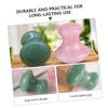 IWOWHERO 1pc Natural Gua Facial Massager Tool Ergonomic Mushroom Design for Scraping Relaxation and Skin Care Promotes Blood Circulation and Relieves Fatigue Green view 2