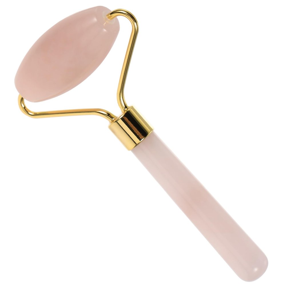 Didiseaon Jade Roller Facial Massage Tool Handheld Skin Massager for Face Neck Promotes Relaxation and Absorption and Self-Care