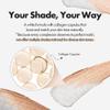 ELROEL Blanc Cover Cream Stick V White - Korean Color-Changing Foundation Stick with Volufiline - Medium to Full Coverage Dewy Finish Base Makeup - Dual-Ended with Detachable Brush (203 Medium) view 3