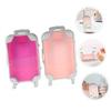 SKISUNO 10pcs Makeup Organizer Storage Mini Suitcase Travel Cosmetic Case Makeup Bag view 3