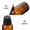 Baluue 10pcs Portable Glass Bottles for Essential Oils and Perfumes Durable Brown Vials with Orifice Reducer for Convenient Dispensing for Travel and Organization view 2