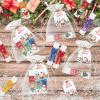 50 PCS Christmas Lip Balms Bulk Gift Christmas Stocking Stuffers Favors Lip Moisturizer Christmas Holidays Party Gift for Girls Kids Women Men view 4