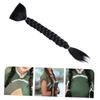 IWOWHERO Long Braided Ponytail Extension Heat-resistant Synthetic Hair Ponytail Hair Extensions for Women view 3