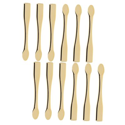 FOMIYES 12pcs Makeup Spatula Tool Facial Mask Spoon Smooth Surface for Skincare Reusable and Easy to Clean
