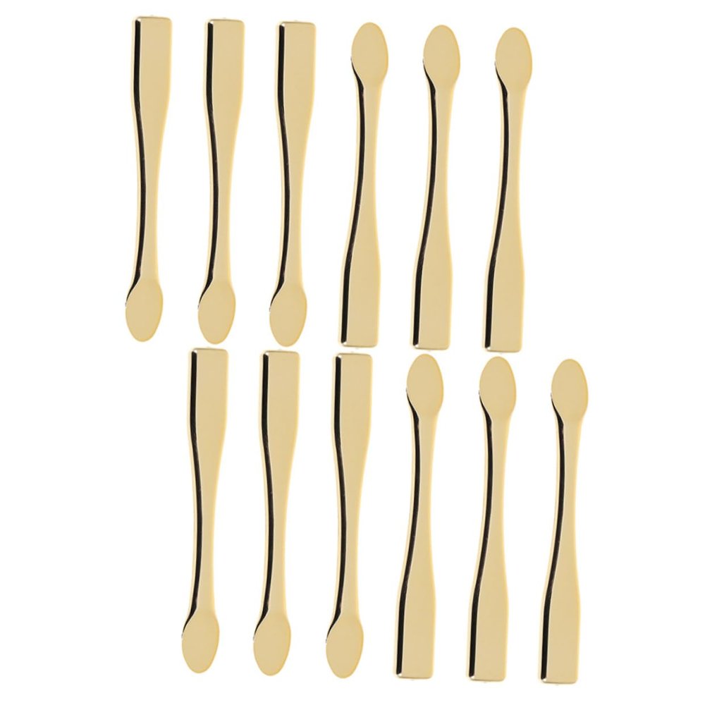 FOMIYES 12pcs Makeup Spatula Tool Facial Mask Spoon Smooth Surface for Skincare Reusable and Easy to Clean