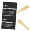 FOMIYES 12pcs Makeup Spatula Tool Facial Mask Spoon Smooth Surface for Skincare Reusable and Easy to Clean view 3