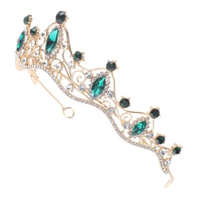 NULYLU Bridal Headpiece Design Gemstone Accents for Weddings Birthdays and Festivals Elegant Hair Accessory for Girls and Women