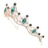 NULYLU Bridal Headpiece Design Gemstone Accents for Weddings Birthdays and Festivals Elegant Hair Accessory for Girls and Women view 1
