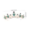 NULYLU Bridal Headpiece Design Gemstone Accents for Weddings Birthdays and Festivals Elegant Hair Accessory for Girls and Women view 2