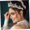 NULYLU Bridal Headpiece Design Gemstone Accents for Weddings Birthdays and Festivals Elegant Hair Accessory for Girls and Women view 4