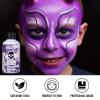 BOBISUKA Light Purple Face Body Paint Liquid Texture Washable Non Toxic Facepaint Fast Drying Foundation Makeup for Halloween Ursula Dabi Widowmaker Cosplay SFX Costume Party Large Capacity(130ml) view 3