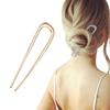 2024 Upgrade French Hair Pin for Women - U Shaped Metal Vintage Hair Sticks Hairstyle (Gold) view 1