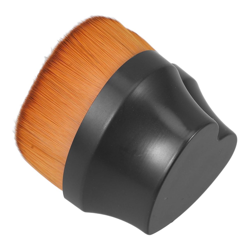 Didiseaon Heart Shaped Foundation Brush for Makeup Application Small Flat Top Concealer Brush for Even Coverage Lightweight and Comfortable Blending Tool for Travel and Daily Use