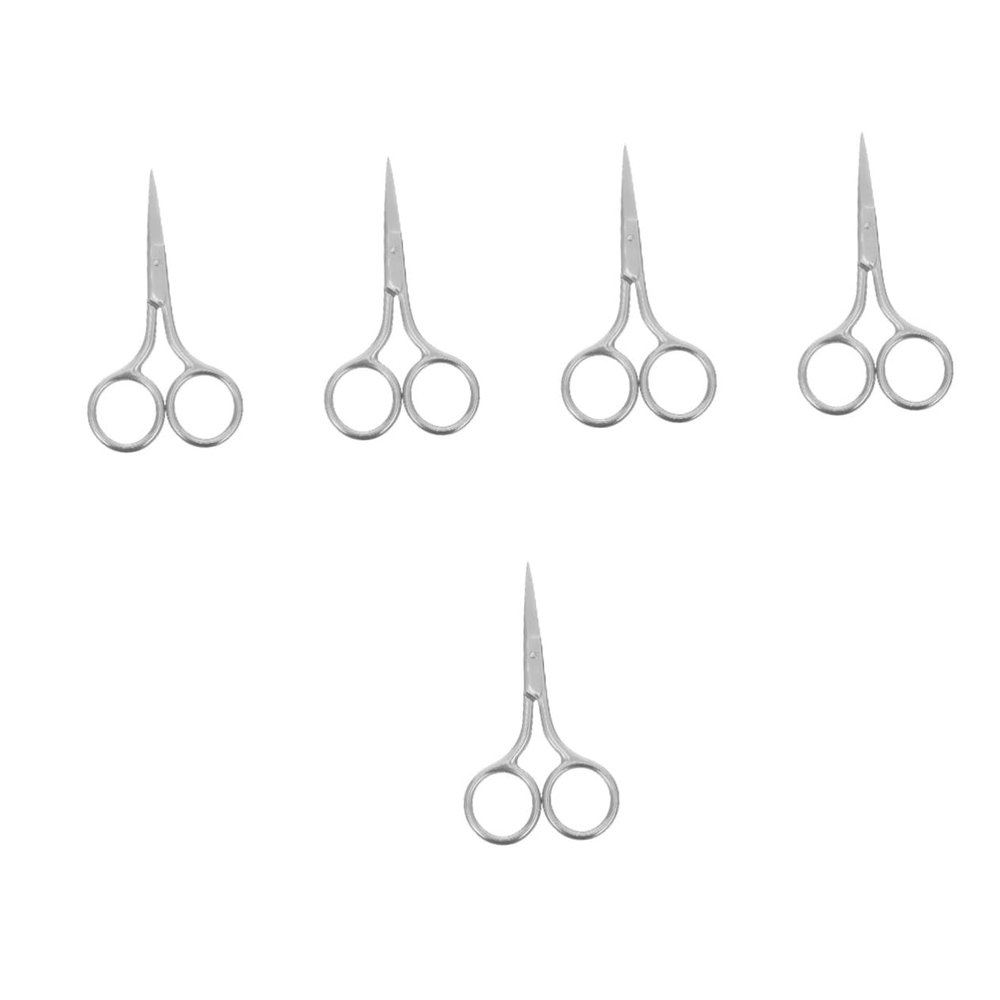 Didiseaon 5pcs Multi-function Eyebrow and Nose Hair Scissors Portable Grooming Tool for Precise Trimming and Shaping for Home Travel Use