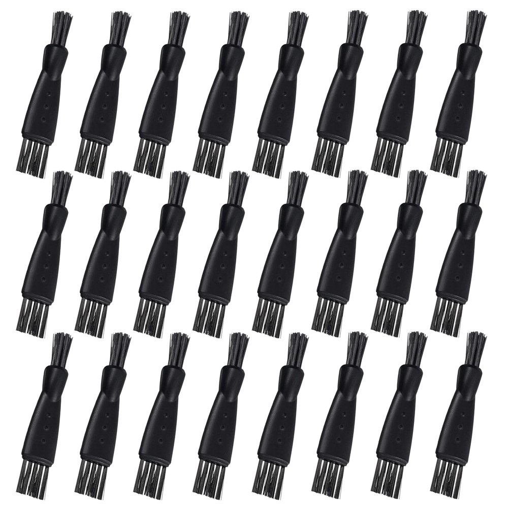 24PCS Men's Electric Shavers Cleaning Brush Double-Sided Shavers Brush Hair Brush Cleaner Tool Tiny Multi-Function Beard Brush Kit