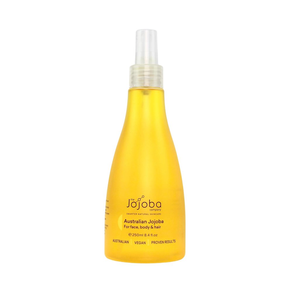Jojoba 100% Pure Australian Oil 250ml Cold-Pressed Natural Oil for Face, Hair & Body Lightweight, Non-Greasy, Hypoallergenic Moisturizer Sustainably Grown & Bottled in Australia (250ml)