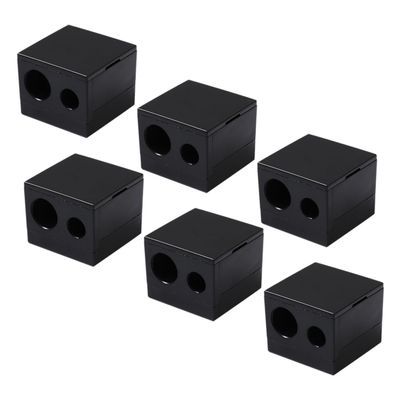 FRCOLOR 12pcs Dual Pencil Sharpener for Eyebrow and Eyeliner Pencils Compact Makeup Tool for Travel and Daily Use for Precise Shaping and Smudging