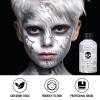 BOBISUKA Silver Face Body Paint Liquid Texture Washable Non Toxic Facepaint Fast Drying Metallic Silver Foundation Makeup for Halloween Cosplay SFX Costume Party Large Capacity(130ml) view 3