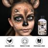 BOBISUKA Brown Face Body Paint Liquid Texture Washable Non Toxic Facepaint Fast Drying Foundation Makeup for Halloween Camo Hulk Hunting Cosplay SFX Costume Party Large Capacity(130ml) view 3