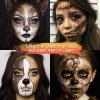 BOBISUKA Brown Face Body Paint Liquid Texture Washable Non Toxic Facepaint Fast Drying Foundation Makeup for Halloween Camo Hulk Hunting Cosplay SFX Costume Party Large Capacity(130ml) view 4