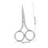 Didiseaon 4pcs Multi-function Grooming Scissor for Eyebrow and Nose Hair Trimming Beauty Scissors for Men and Women Compact Portable Design for Daily Grooming view 2