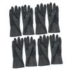 Didiseaon 4pair Long Barber Gloves Salon Hair Dyeing Gloves Skid for Hair Styling Mechanical Work Gardening Food Preparation view 1
