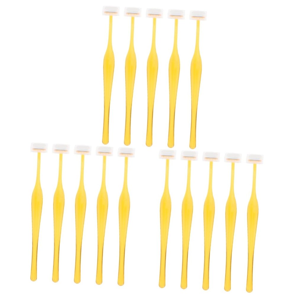 MERRYHAPY 15pcs Eyebrow for Women Portable Facial Hair Trimmers Non- Grip for Safe and Precise Eyebrow Shaping for Home and Salon Use