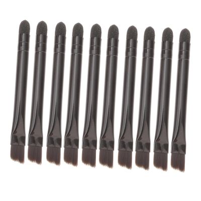 FRCOLOR 10pcs Double Ended Eyeshadow Sponge Applicators for Makeup Soft Material for Blending and Application for Professional and Personal Use