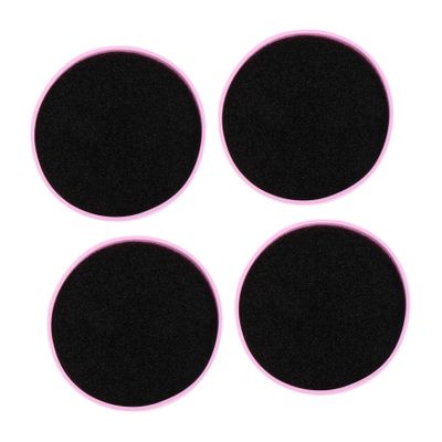 Didiseaon Travel-sized Makeup Brush Cleaner Makeup Brush Wash Sponge for Face 4pcs Cleaning Box Gentle Pad