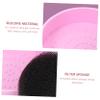 Didiseaon Travel-sized Makeup Brush Cleaner Makeup Brush Wash Sponge for Face 4pcs Cleaning Box Gentle Pad view 3