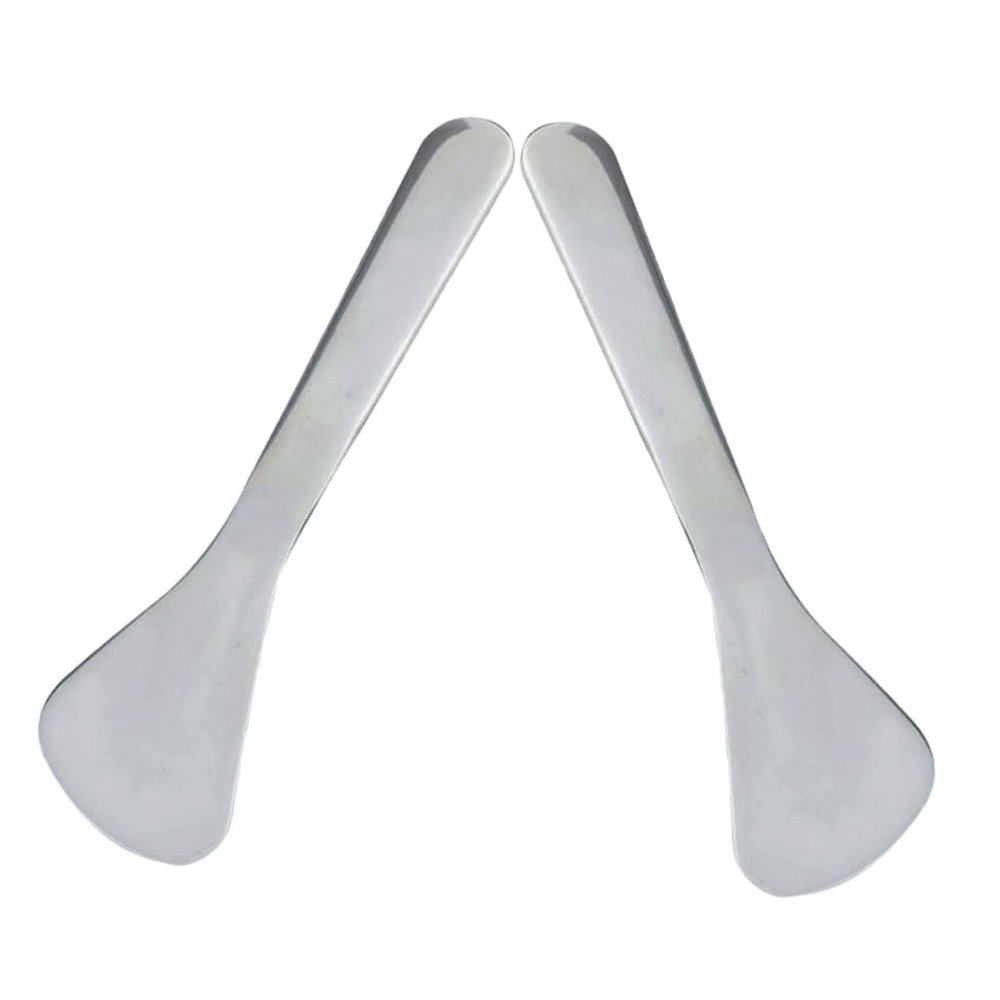 Didiseaon 2pcs Eye Cream Spatula Tool for Facial Massage Beauty Applicator for Skincare Reduces Puffiness and Dark Circles Convenient for Travel and Daily Use