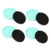 Didiseaon 4pcs Makeup Brush Cleaner Sponge Pad Efficient Eye Shadow Brush Cleaning Tool Soft and Lightweight Design for Powder Removal Green view 1