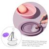MERRYHAPY 1set Makeup Brush Cleaning Washing Bowl Drying Rack Food-grade Material for Efficient Brush Care Compact Makeup Supplies view 3